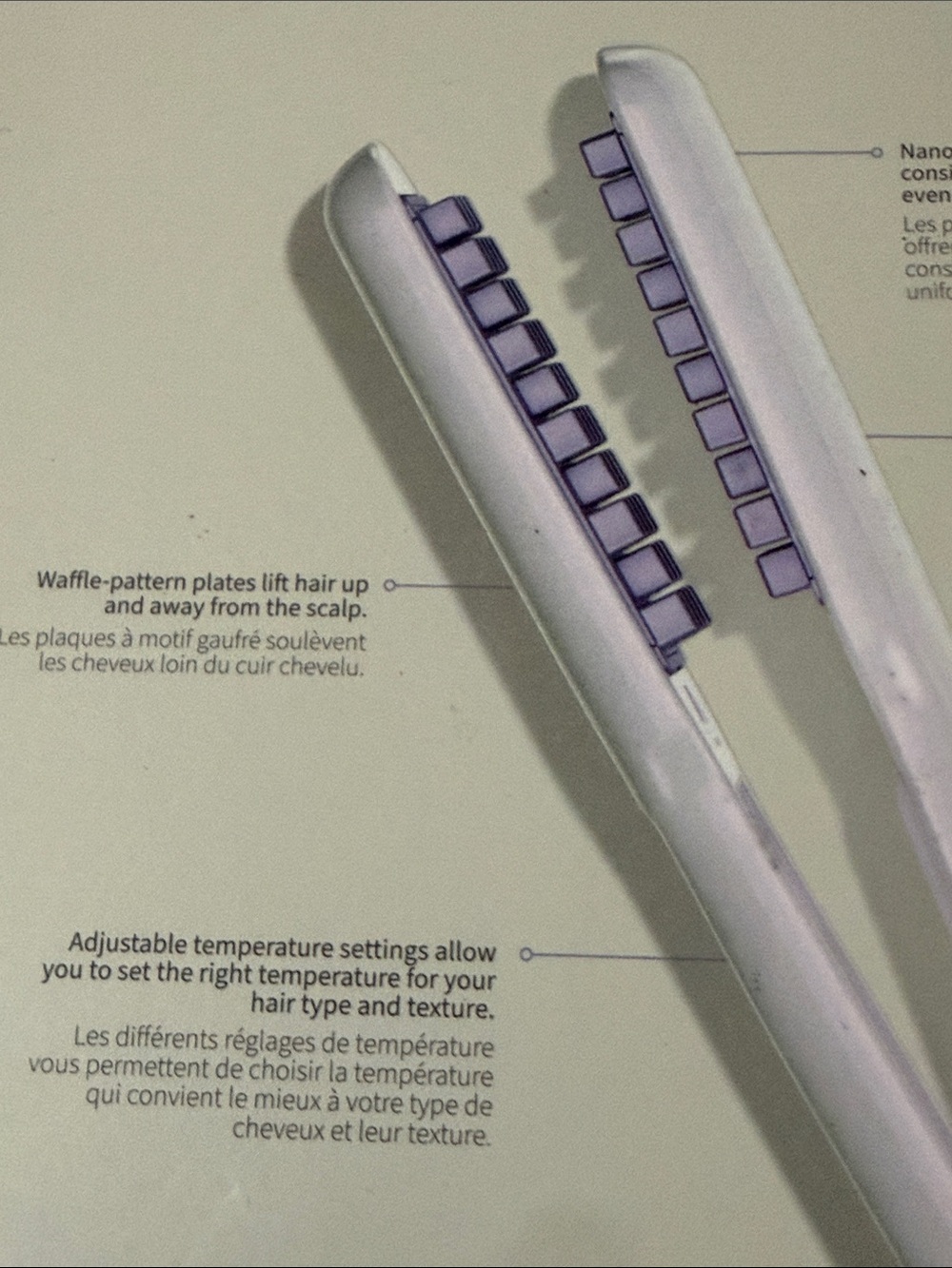 MONAT Lavender Ceramic volume crimped for roots - Gentle Styling - Picture 3 of 3